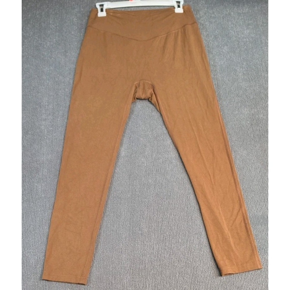 NWNT Slyvendel Nanmarie Leggings Hemp Brown Size Petite Large